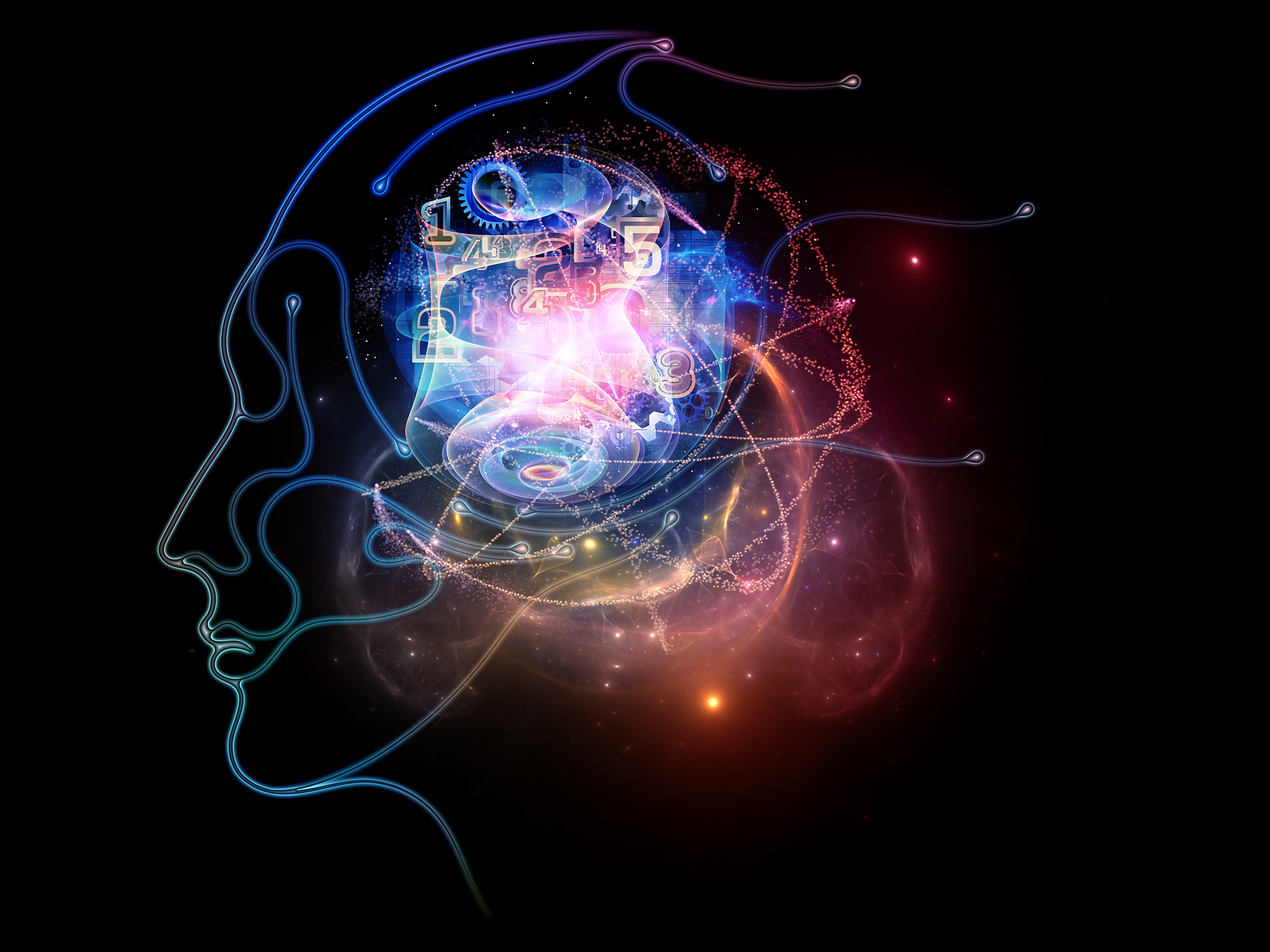 Illustration of brain energy
